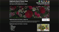 Desktop Screenshot of florist-highlands-ranch.info